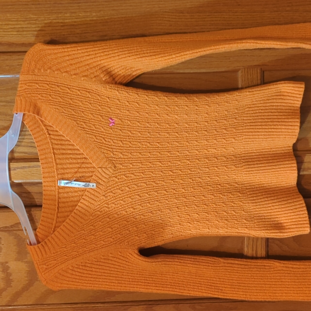 Aeropostale rich orange Sweater Medium